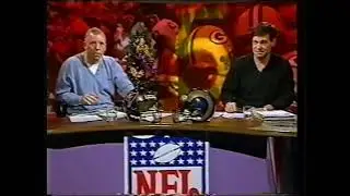 Channel 5 American Football 2000 Season w16 Game of the week MNF- Q3 end and part of post game