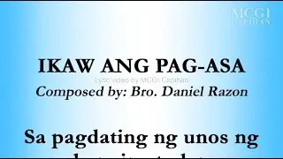 Ikaw Ang Pag-asa (Female Version) | Minus One | MCGI Song | Lyric Video