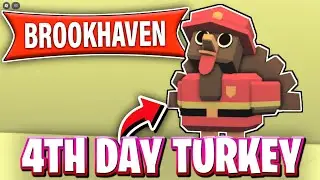[4TH TURKEY] TURKEY HUNT DAY 4 TURKEY LOCATION IN BROOKHAVEN TURKEY HUNT 2025 | ROBLOX