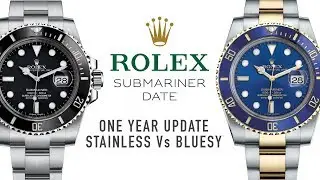 Обновление Rolex Submariner на 1 год: нержавеющая сталь против двухцветного блюзового