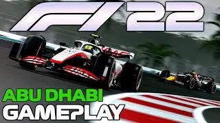 F1 22 Gameplay: RACE AT THE NEW ABU DHABI LAYOUT!! | + Track Comparison To Real Life!