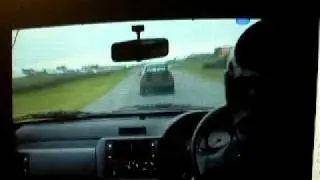 charlie shaws escort cosworth on board at knockhill