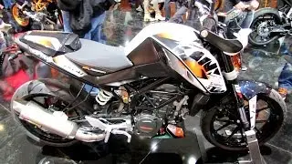 2014 KTM 125 Duke ABS Walkaround - 2013 EICMA Milan Motorcycle Exhibition