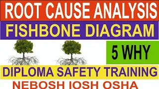 Root Cause Analysis & Fishbone Accident Investigation English, Hindi| What is 5th Why Root Cause.