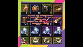 How to use........ |Gems, Gems and Gems | Effectively| Rise of empires ice and fire