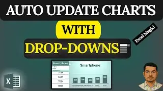Create a Dynamic Chart Using Drop-Down List in Excel (No VBA!)