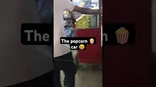 The popcorn 🍿 car 😆#caracident #carculture #comedy #short #viral