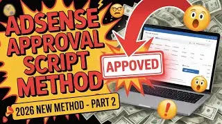 New AdSense Approval Method 2026 | 100% Working AdSense Approval Trick | AdSense Course Free | Part2