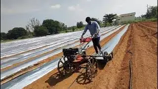 Innovation + Mulching = Smart Farming”“Raithu kastalu tagguthu…