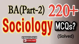 Sociology BA part 2 Mcqs | PU Online Exams 2020