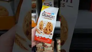 kinder Crunchy Cookies 🍪 #whitechocolate #kinderschokolade #crunchycookies #cookies #kekse