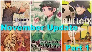 Manga Update November/Dezember 2021 Teil 1