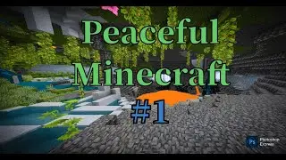 Peaceful Minecraft part 1 (no talking, no monsters)