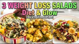 🥗 3 WEIGHT LOSS SALAD RECIPES | HIGH PROTEIN & VITAMIN C BOWLS 🥗