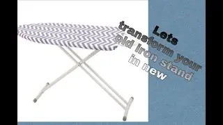 how to make iron board/stand cover at home #cut #stitch #ironstandcover #boardcover #athome