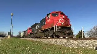 Two Sets Of Ethanol Trains On CN's Freeport Sub Long Widescreen Version