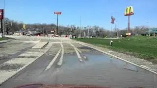 Kickapoo creek after flood Bartonville il.