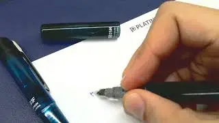Platinum Prefounte 白金牌青年鋼筆開箱｜寫字筆畫漂亮｜中国語を書く｜葉曄&times;夜夜寫字