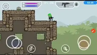 Team battle 2 vs 2 mini militia