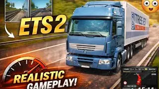 Euro Truck Simulator 2  Gameplay | Long Drive Without Mod | ETS2 Realistic Truck Driving 1080p