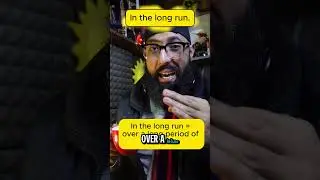 يا ترى ما معنى على المدى الطويل in the long run #english