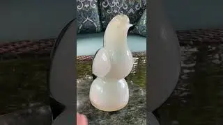 Large Vintage Murano Sommerso Seguso Opalescent Italian Art Glass Bird Sculpture