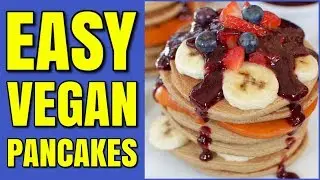 3 Ingredient Gluten Free Vegan Pancakes / Vegan Cooking