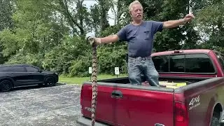 Man shares huge rattlesnake found in Richardsville property