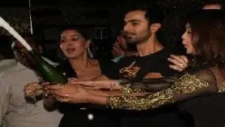 SPOTTED: Veena Malik with ex boyfriend Ashmit Patel