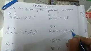 5TH STD PROBLEM SET 32