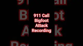 911 Call Bigfoot Attack Recording #Bigfoot #attack #policecall #scary