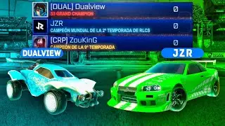DUALVIEW JUGANDO CON JZR | EL MEJOR FREESTYLER DE ROCKET LEAGUE