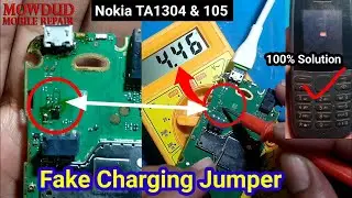 Nokia TA1174 Fake Charging Jumper | Nokia 105 Charging Not Store Problem @mowdudmobilerepair