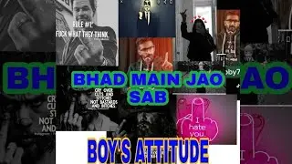 Boy's Attitude SHAYERI  BHAD MAIN JAO SAB  | TikTok Boy Attitude Video 9