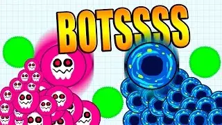 AGAR.IO// BOTS DOMINANDO SERVER /FUNNY GAMEPLAY/