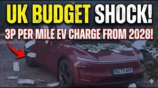 Budget 2025: EV Drivers Hit With 3p-Per-Mile Tax 🚗⚡ Is This the End of Cheap Electric Driving?