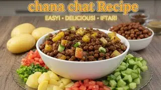 Famous Aloo Chana Chat Ramzan Special Recipe | Delicious Black Chickpea Chaat For Iftar