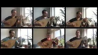 Pierre Attaingnant - six pieces for renaissance lute played by Israel Golani