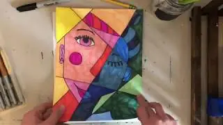 Picasso Cubist Portrait