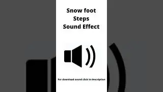 Snow footsteps sound effect #shorts #soundseffect #youtubeshorts