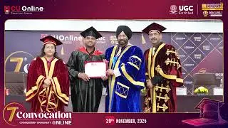 7th CU Online Convocation 2025 | Degree Ceremony Highlights | Part 11 | The Educator&rsquo;s Studio