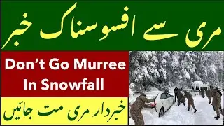 Don&rsquo;t Go Murree In Snowfalls | The Sad News From Murree