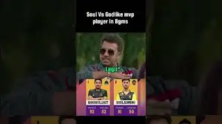 Soul Legit Vs Admino Mvp IN BGMS S4 🏆 comment your best player 👇 #godlike #soul #admino #bgms2025