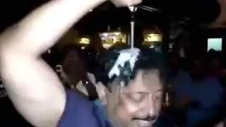 RGV Kissed Charmi kaur at  ismart Shankar Movie Celebration||RGV Puri Jagannath Party||