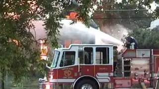 Fully Involved House Fire