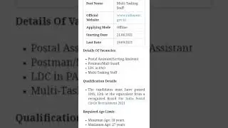New Govt Job Recruitment 2021,Latest Government Jobs 2021 (सरकारी नौकरी) (3)