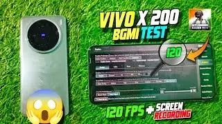 VIVO X200 120 FPS +Screen recording GAMING test | Better than IQOO 13 | Best gaming phone under 60k🥵