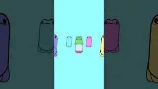 I feel sorry for the frog stuck in the bucket! #frog animation #cuteartstyle