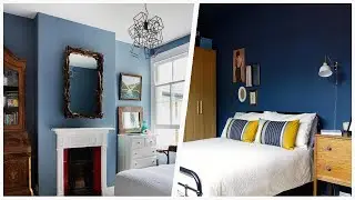 75 Mid-sized Blue Bedroom Design Ideas You'll Love 🔴