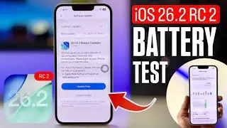 iOS 26.2 RC 2 Battery Test & Battery Review - IOS 26.2 RC 2 Battery Drain Fixed